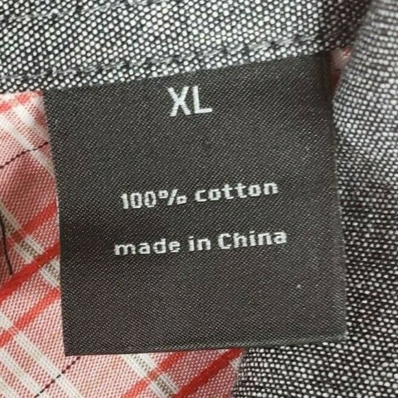 Tailored Fit Sean Jean Fiery Red SW130435 Cotton Men Extra Large Shirt - Picture 4 of 12